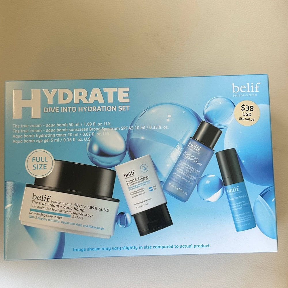 Belif Hydrate Dive Into Hydration Set